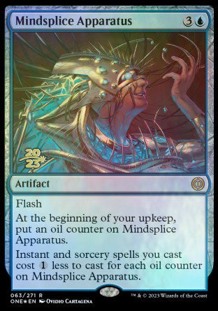 Mindsplice Apparatus [Phyrexia: All Will Be One Prerelease Promos] MTG Single Magic: The Gathering    | Red Claw Gaming