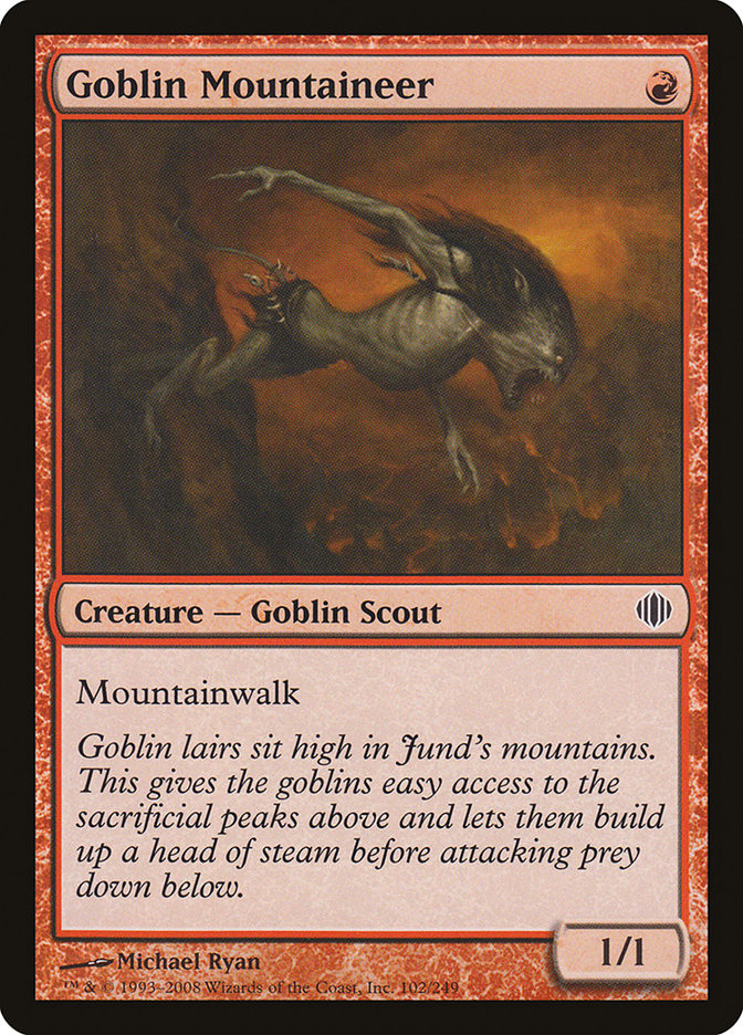 Goblin Mountaineer [Shards of Alara] MTG Single Magic: The Gathering    | Red Claw Gaming