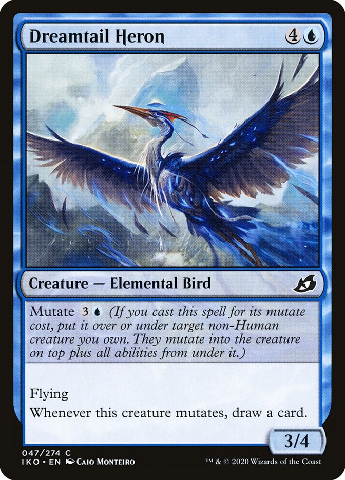 Dreamtail Heron [Ikoria: Lair of Behemoths] MTG Single Magic: The Gathering    | Red Claw Gaming