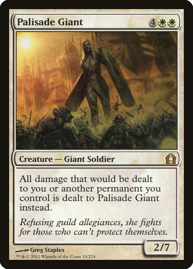 Palisade Giant [Return to Ravnica] MTG Single Magic: The Gathering    | Red Claw Gaming