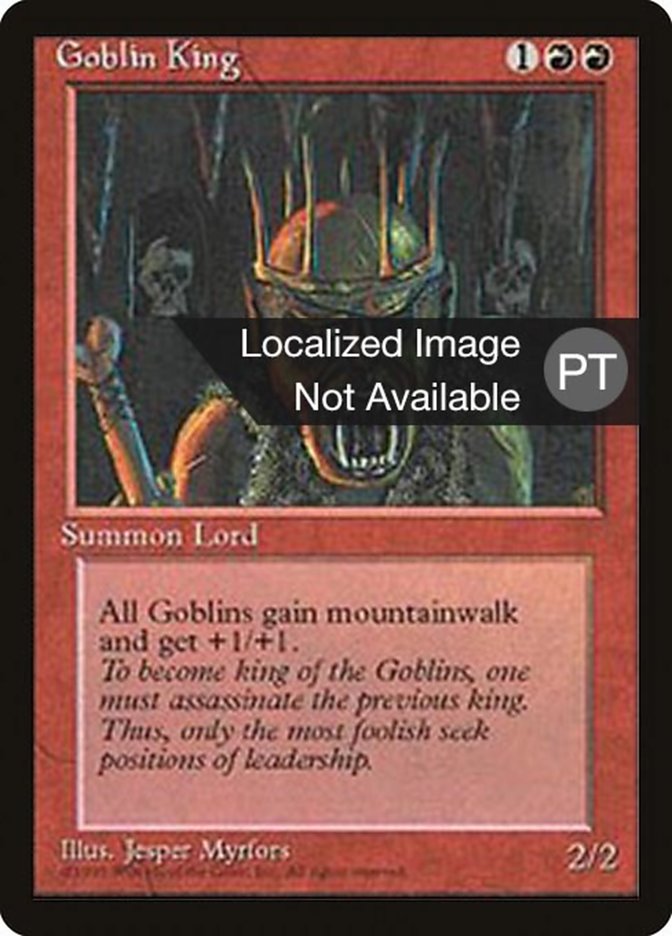 Goblin King [Fourth Edition (Foreign Black Border)] MTG Single Magic: The Gathering    | Red Claw Gaming