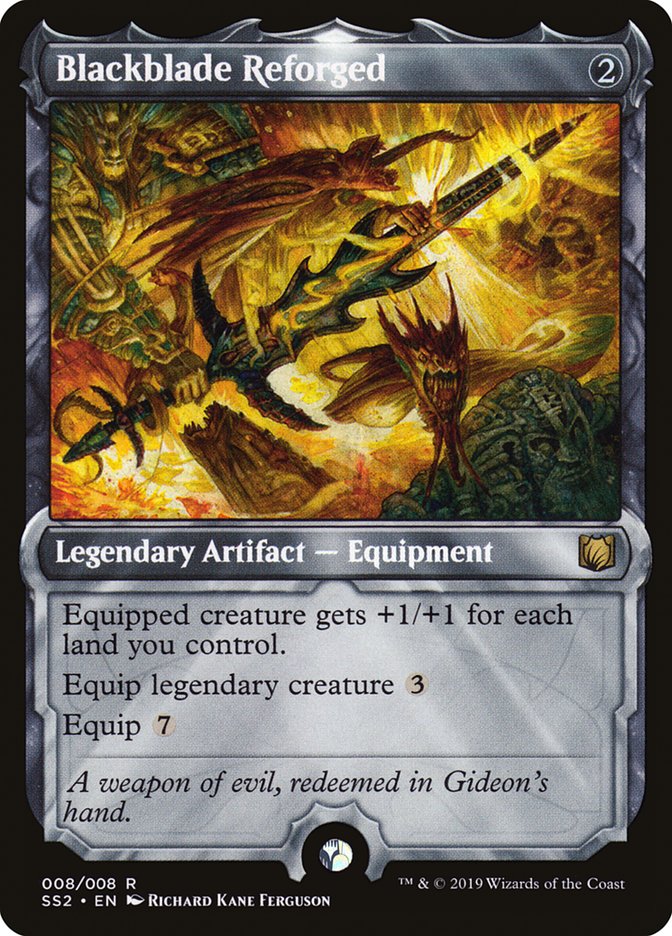 Blackblade Reforged [Signature Spellbook: Gideon] MTG Single Magic: The Gathering    | Red Claw Gaming