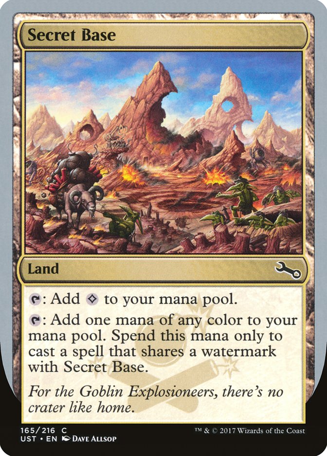 Secret Base (Dave Allsop) [Unstable] MTG Single Magic: The Gathering    | Red Claw Gaming