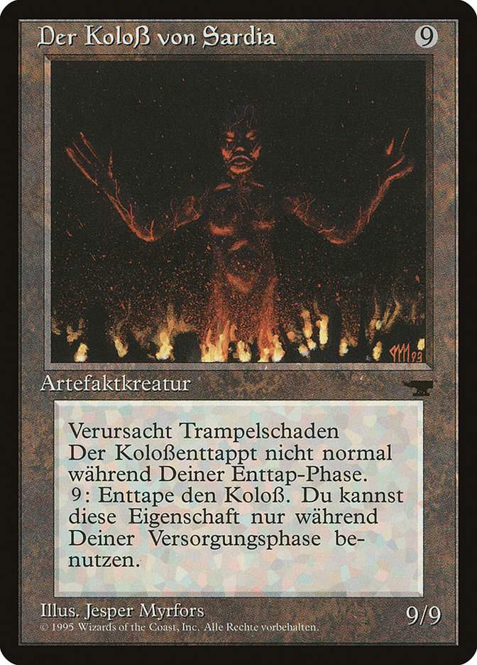 Colossus of Sardia (German) - "Der KoloB von Sardia" [Renaissance] MTG Single Magic: The Gathering    | Red Claw Gaming
