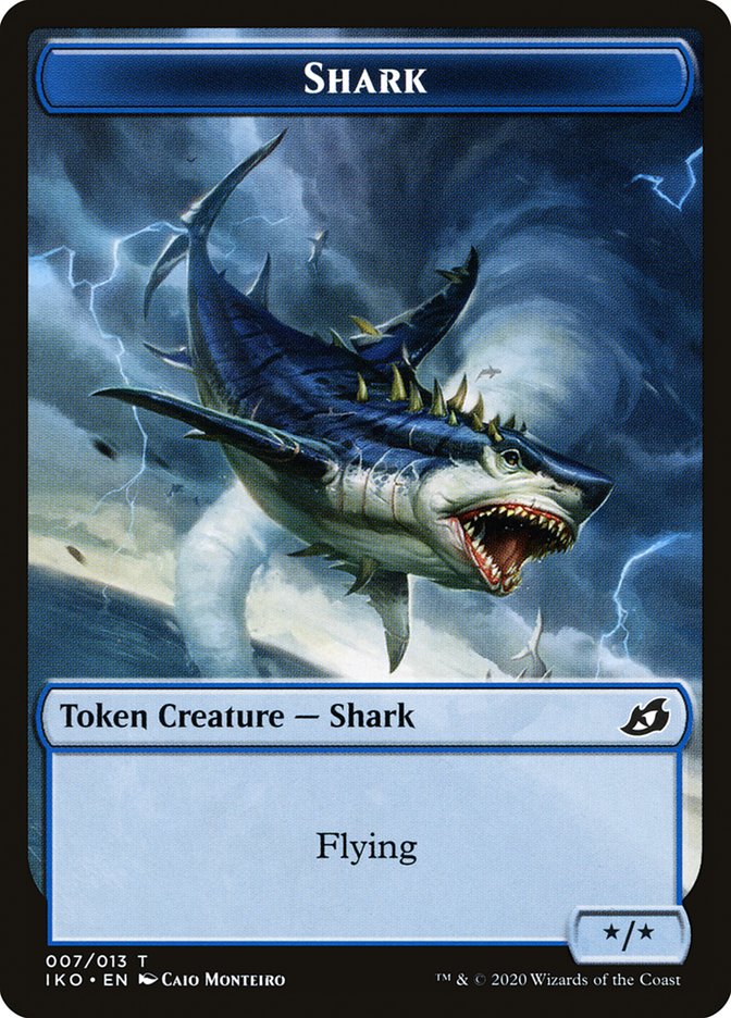 Shark Token [Ikoria: Lair of Behemoths Tokens] MTG Single Magic: The Gathering    | Red Claw Gaming