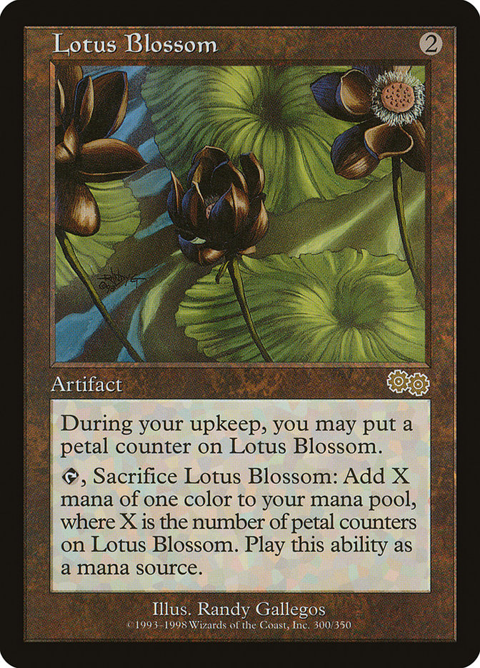 Lotus Blossom [Urza's Saga] MTG Single Magic: The Gathering    | Red Claw Gaming