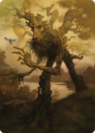 Treefolk Token Art Card [The Lord of the Rings: Tales of Middle-earth Art Series] MTG Single Magic: The Gathering    | Red Claw Gaming
