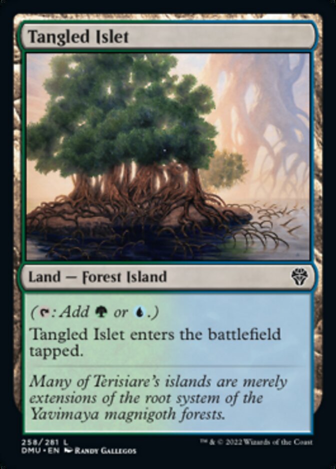 Tangled Islet [Dominaria United] MTG Single Magic: The Gathering    | Red Claw Gaming