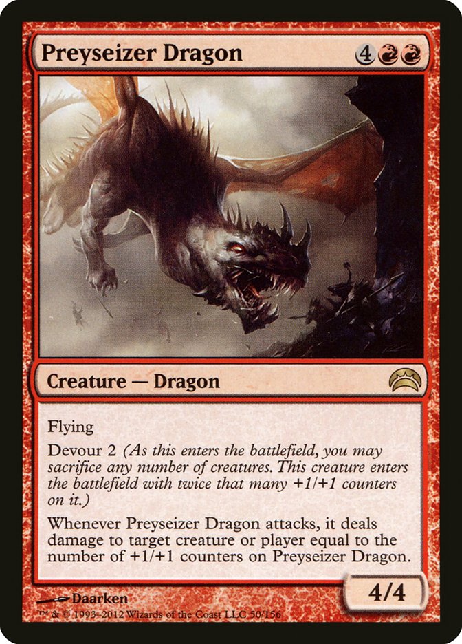 Preyseizer Dragon [Planechase 2012] MTG Single Magic: The Gathering    | Red Claw Gaming