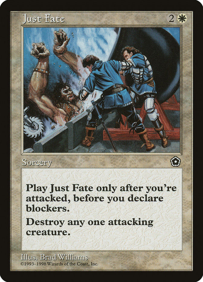 Just Fate [Portal Second Age] MTG Single Magic: The Gathering    | Red Claw Gaming