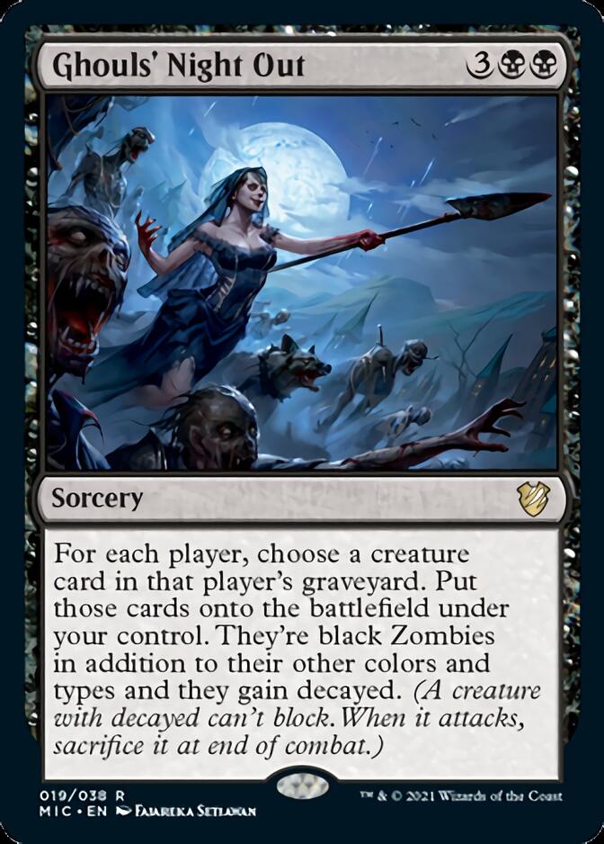 Ghouls' Night Out [Innistrad: Midnight Hunt Commander] MTG Single Magic: The Gathering    | Red Claw Gaming