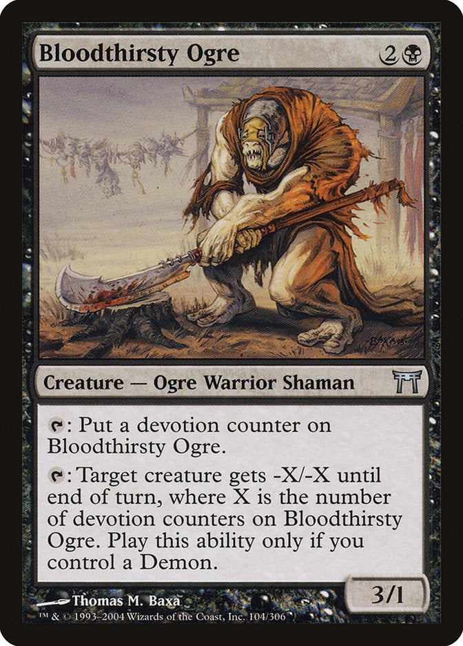 Bloodthirsty Ogre [Champions of Kamigawa] MTG Single Magic: The Gathering    | Red Claw Gaming
