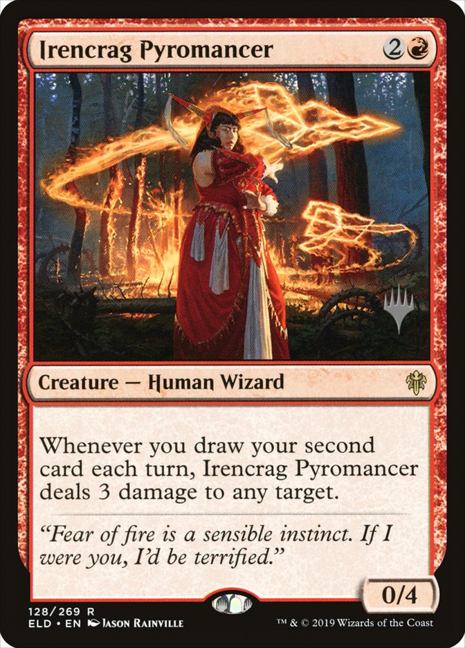 Irencrag Pyromancer (Promo Pack) [Throne of Eldraine Promos] MTG Single Magic: The Gathering    | Red Claw Gaming