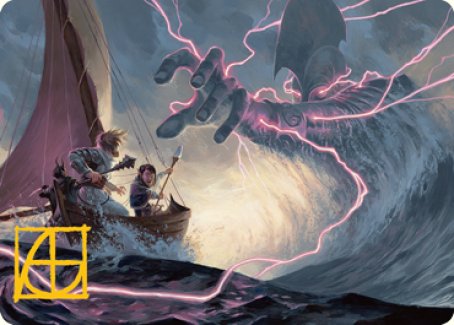 Hall of Storm Giants Art Card (Gold-Stamped Signature) [Dungeons & Dragons: Adventures in the Forgotten Realms Art Series] MTG Single Magic: The Gathering    | Red Claw Gaming