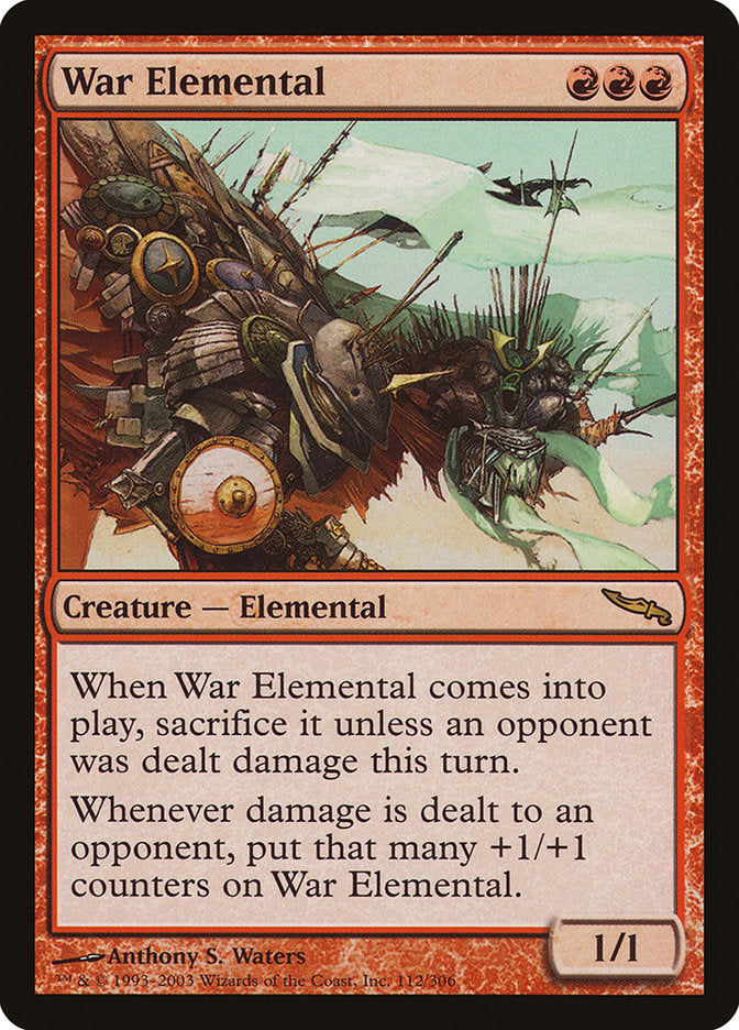 War Elemental [Mirrodin] MTG Single Magic: The Gathering    | Red Claw Gaming