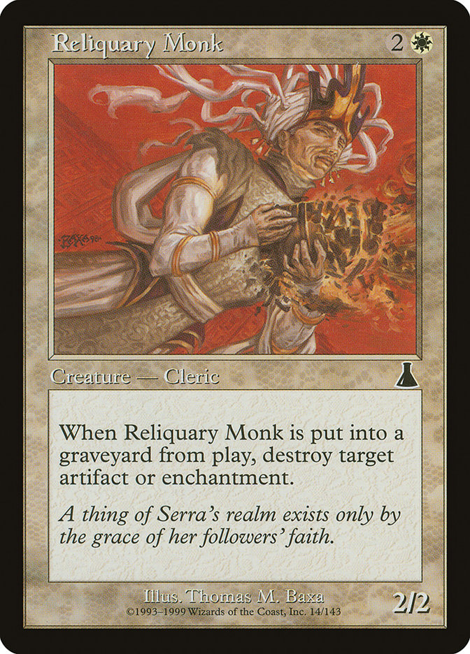Reliquary Monk [Urza's Destiny] MTG Single Magic: The Gathering    | Red Claw Gaming