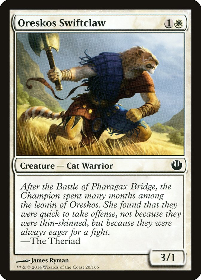 Oreskos Swiftclaw [Journey into Nyx] MTG Single Magic: The Gathering    | Red Claw Gaming