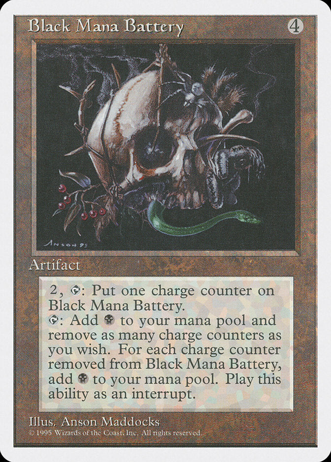 Black Mana Battery [Fourth Edition] MTG Single Magic: The Gathering    | Red Claw Gaming