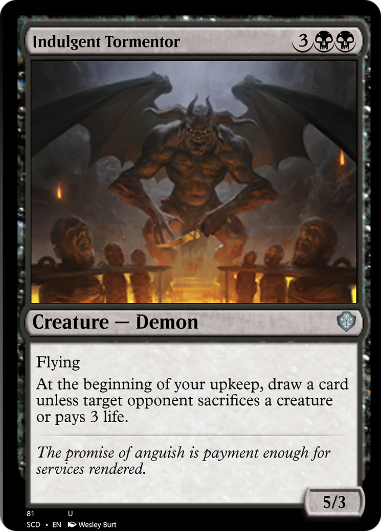 Indulgent Tormentor [Starter Commander Decks] MTG Single Magic: The Gathering    | Red Claw Gaming