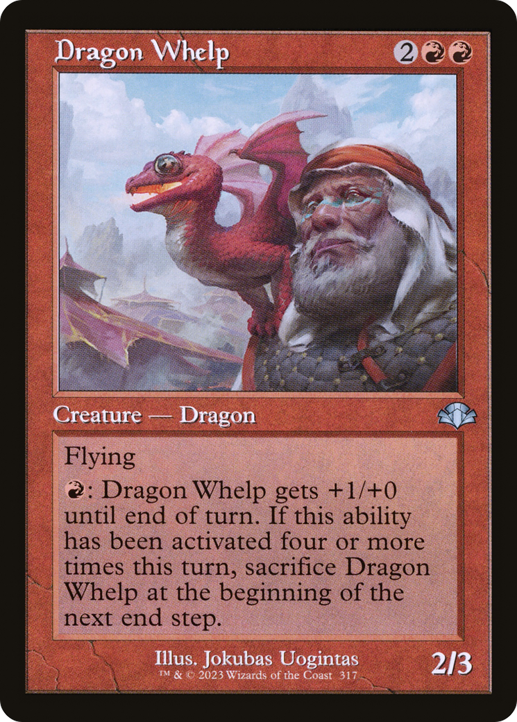 Dragon Whelp (Retro) [Dominaria Remastered] MTG Single Magic: The Gathering    | Red Claw Gaming