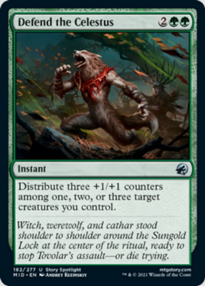 Defend the Celestus [Innistrad: Midnight Hunt] MTG Single Magic: The Gathering    | Red Claw Gaming