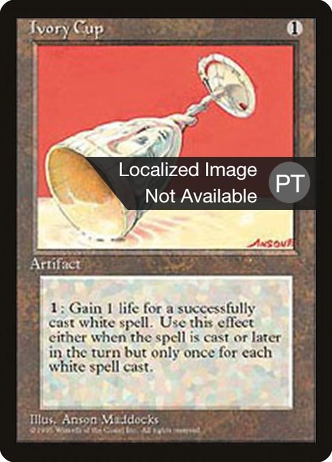 Ivory Cup [Fourth Edition (Foreign Black Border)] MTG Single Magic: The Gathering    | Red Claw Gaming