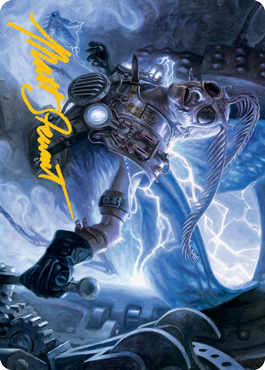 Insectile Aberration Art Card (Gold-Stamped Signature) [Innistrad: Midnight Hunt Art Series] MTG Single Magic: The Gathering    | Red Claw Gaming