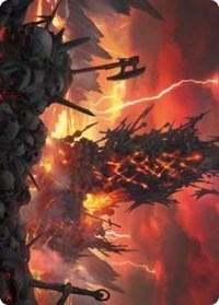 Immersturm Skullcairn Art Card [Kaldheim Art Series] MTG Single Magic: The Gathering    | Red Claw Gaming