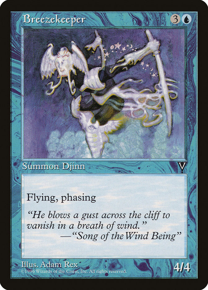 Breezekeeper [Visions] MTG Single Magic: The Gathering    | Red Claw Gaming