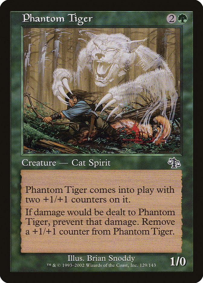 Phantom Tiger [Judgment] MTG Single Magic: The Gathering    | Red Claw Gaming