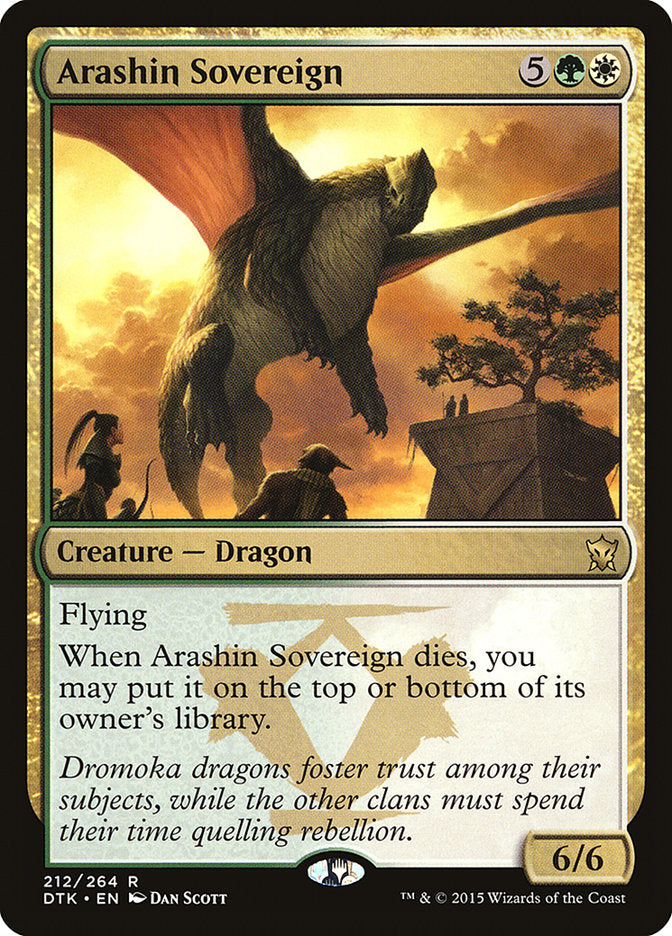 Arashin Sovereign [Dragons of Tarkir] MTG Single Magic: The Gathering    | Red Claw Gaming