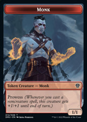Soldier // Monk Double-Sided Token [Dominaria United Tokens] MTG Single Magic: The Gathering    | Red Claw Gaming