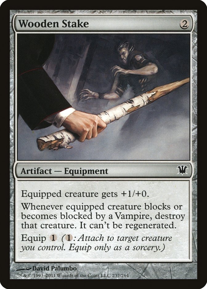 Wooden Stake [Innistrad] MTG Single Magic: The Gathering    | Red Claw Gaming