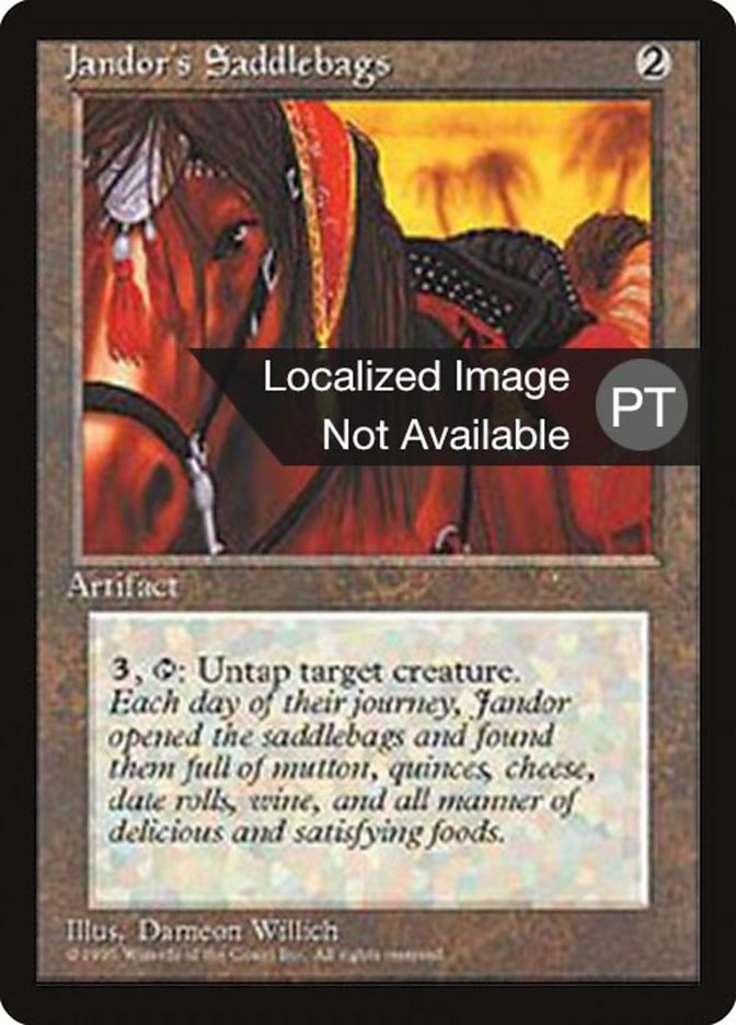 Jandor's Saddlebags [Fourth Edition (Foreign Black Border)] MTG Single Magic: The Gathering    | Red Claw Gaming