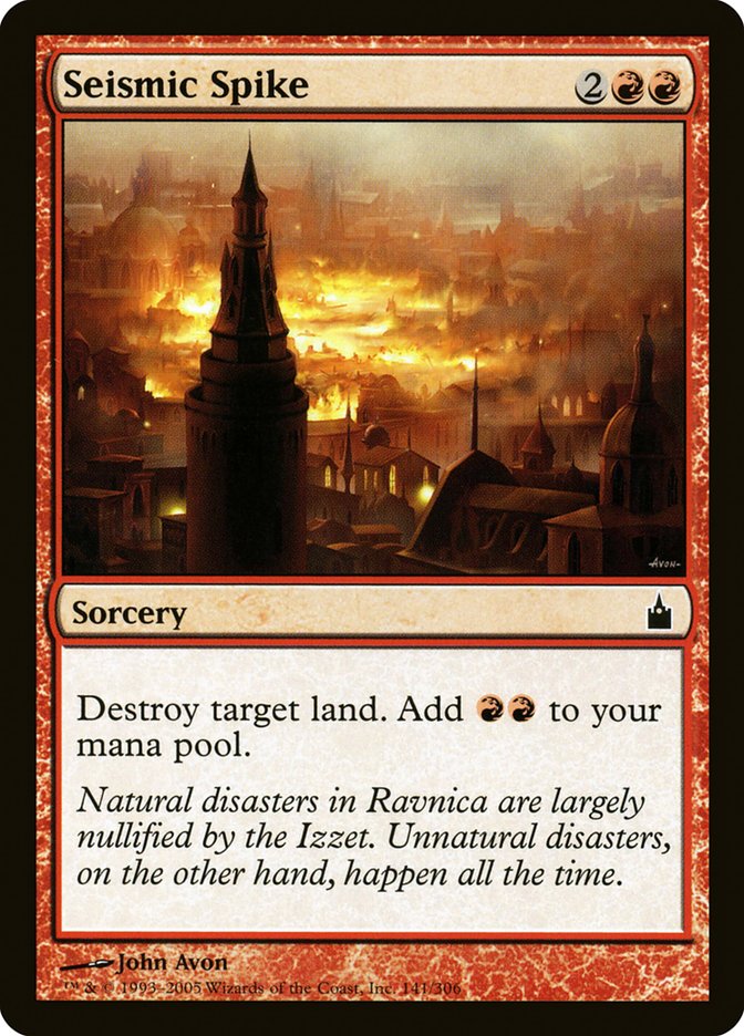 Seismic Spike [Ravnica: City of Guilds] MTG Single Magic: The Gathering    | Red Claw Gaming