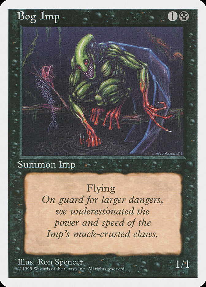 Bog Imp [Fourth Edition] MTG Single Magic: The Gathering    | Red Claw Gaming