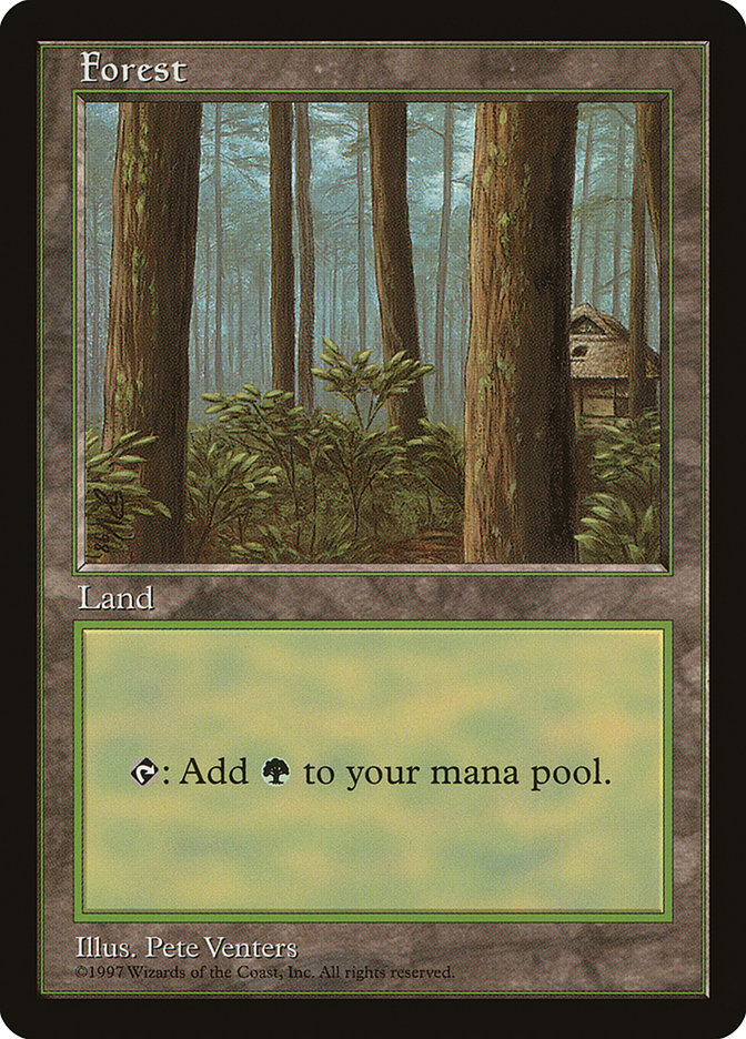 Forest (1) [Asia Pacific Land Program] MTG Single Magic: The Gathering    | Red Claw Gaming