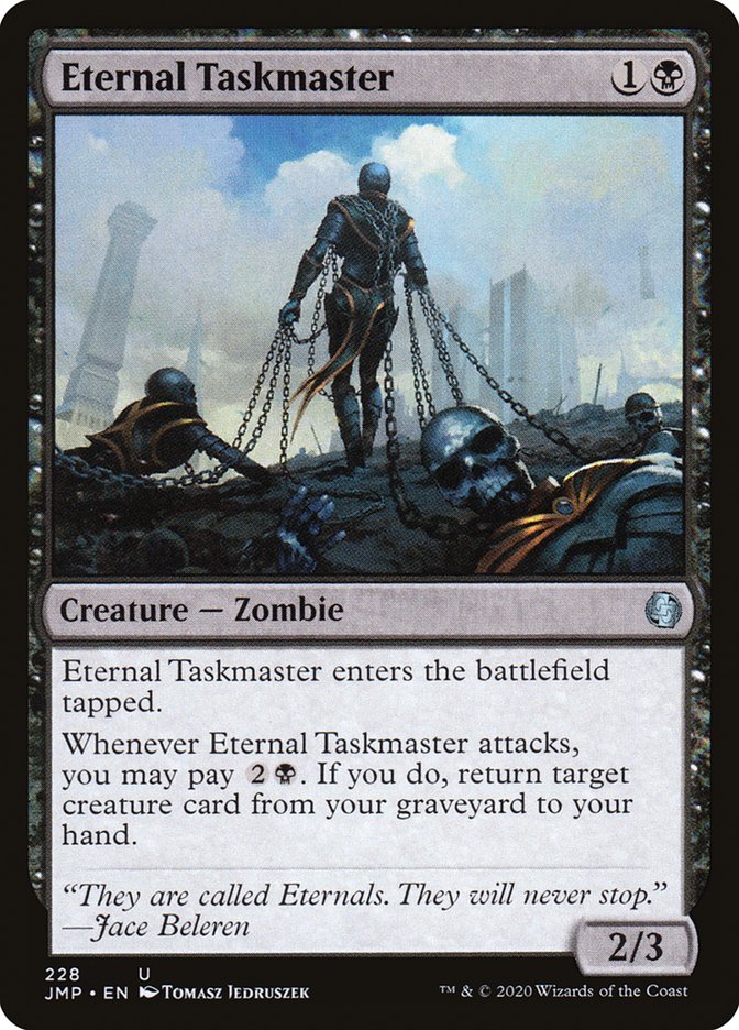 Eternal Taskmaster [Jumpstart] MTG Single Magic: The Gathering    | Red Claw Gaming