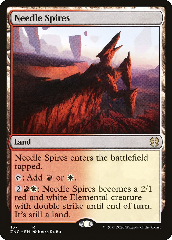 Needle Spires [Zendikar Rising Commander] MTG Single Magic: The Gathering    | Red Claw Gaming