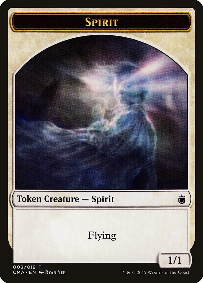 Spirit Token [Commander Anthology Tokens] MTG Single Magic: The Gathering    | Red Claw Gaming