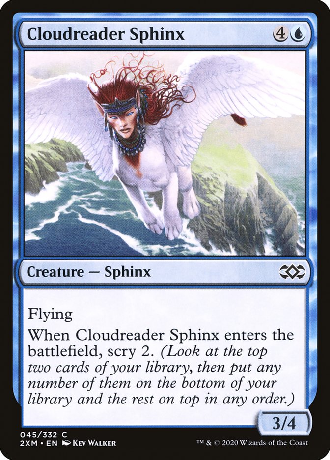 Cloudreader Sphinx [Double Masters] MTG Single Magic: The Gathering    | Red Claw Gaming