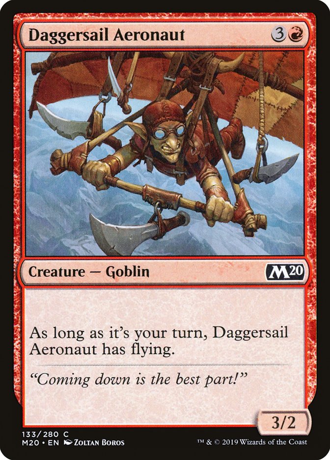 Daggersail Aeronaut [Core Set 2020] MTG Single Magic: The Gathering    | Red Claw Gaming