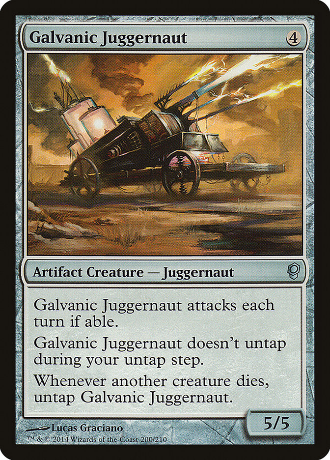 Galvanic Juggernaut [Conspiracy] MTG Single Magic: The Gathering    | Red Claw Gaming