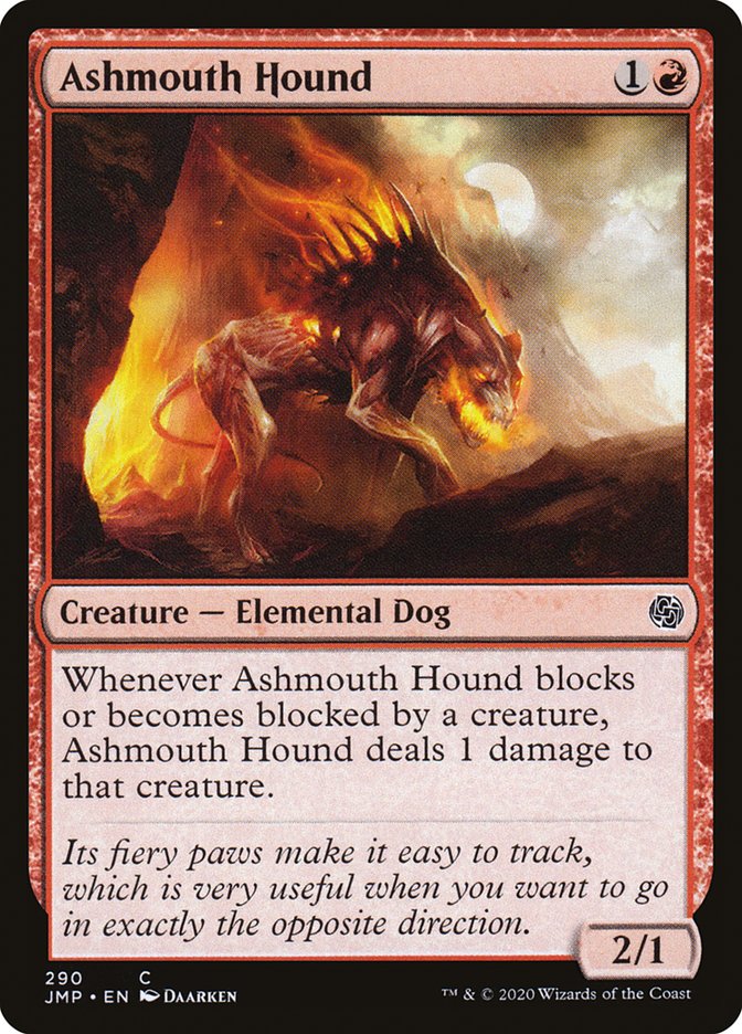 Ashmouth Hound [Jumpstart] MTG Single Magic: The Gathering    | Red Claw Gaming