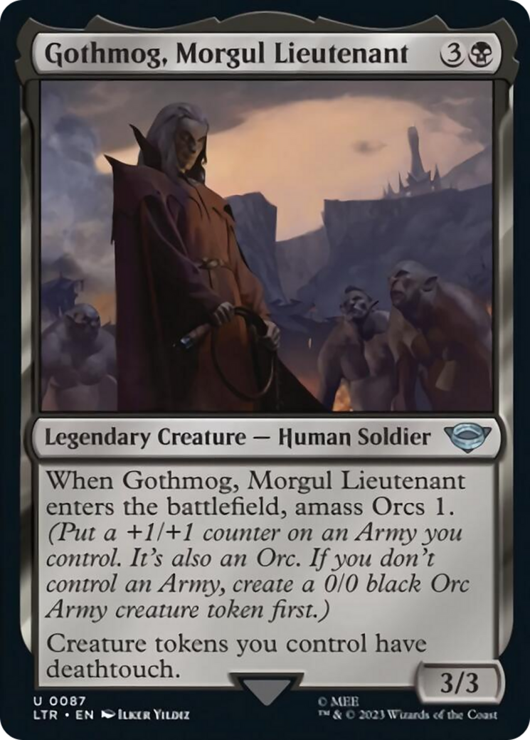Gothmog, Morgul Lieutenant [The Lord of the Rings: Tales of Middle-Earth] MTG Single Magic: The Gathering    | Red Claw Gaming