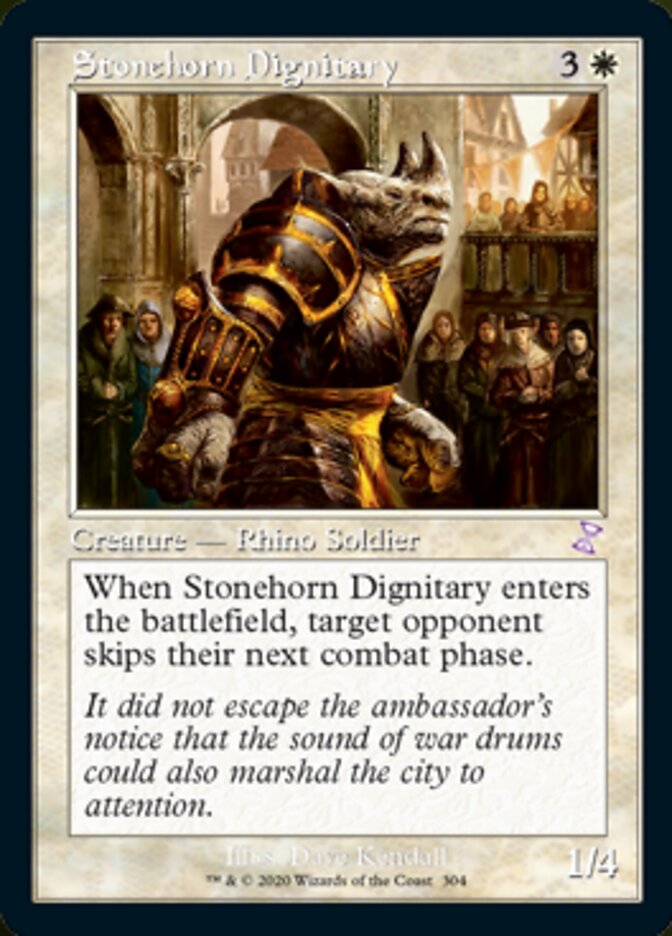 Stonehorn Dignitary (Timeshifted) [Time Spiral Remastered] MTG Single Magic: The Gathering    | Red Claw Gaming