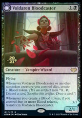 Voldaren Bloodcaster // Bloodbat Summoner [Innistrad: Crimson Vow Prerelease Promos] MTG Single Magic: The Gathering    | Red Claw Gaming