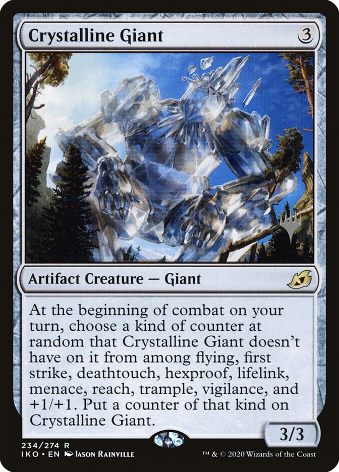 Crystalline Giant (Promo Pack) [Ikoria: Lair of Behemoths Promos] MTG Single Magic: The Gathering    | Red Claw Gaming