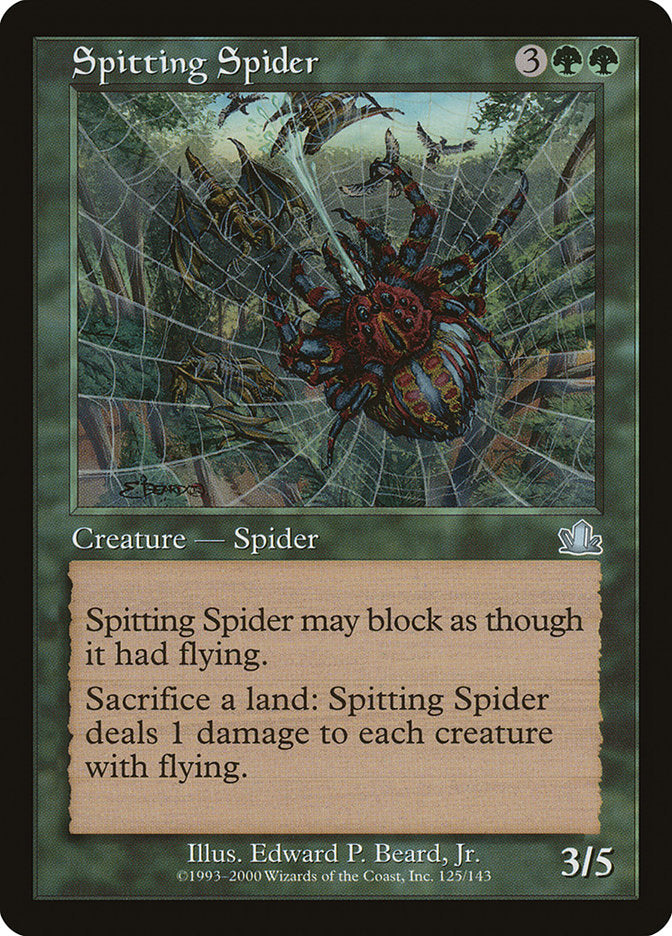 Spitting Spider [Prophecy] MTG Single Magic: The Gathering    | Red Claw Gaming
