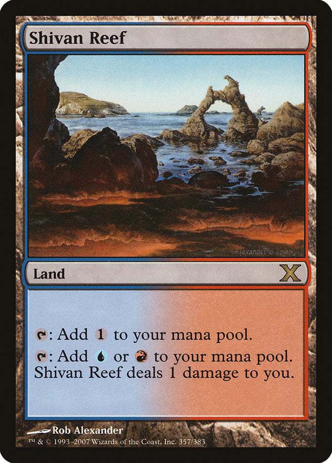 Shivan Reef [Tenth Edition] MTG Single Magic: The Gathering    | Red Claw Gaming